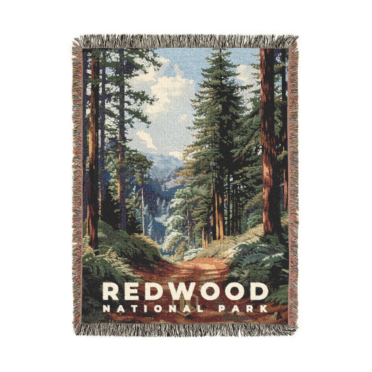 Redwood National Park Woven Blanket | S18