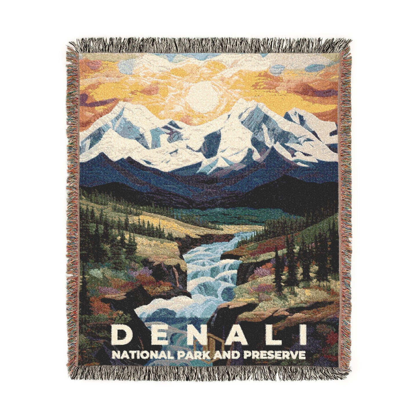 Denali National Park Woven Blanket | S09