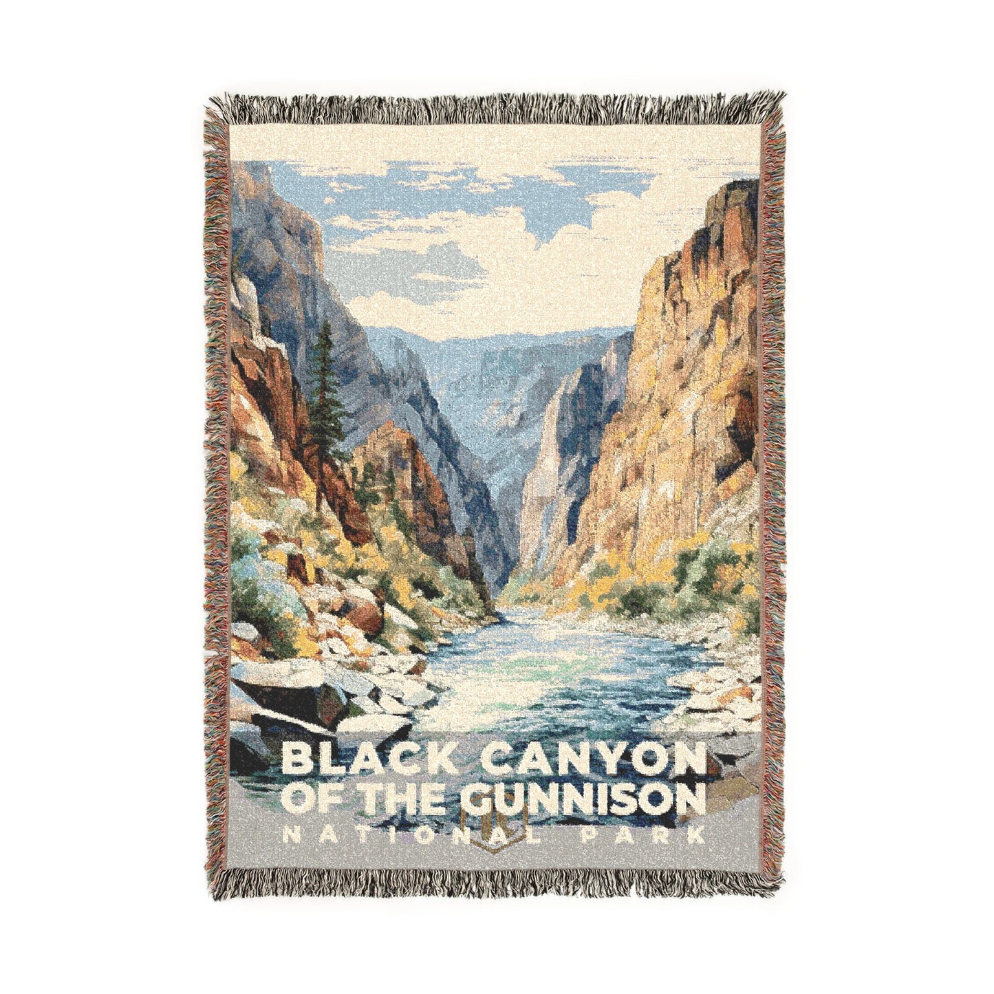 Black Canyon of the Gunnison National Park Woven Blanket | S08