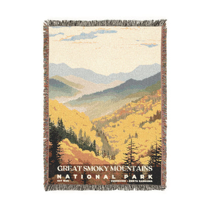 Great Smoky Mountains National Park Woven Blanket | S03