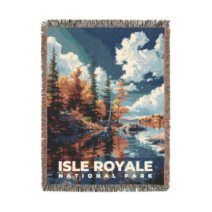 Isle Royale National Park Woven Blanket | S13