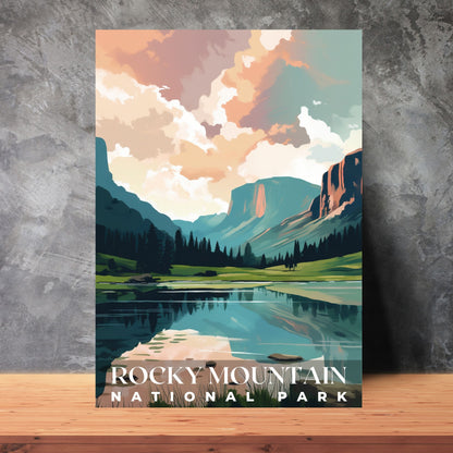 Rocky Mountain National Park Poster | S01