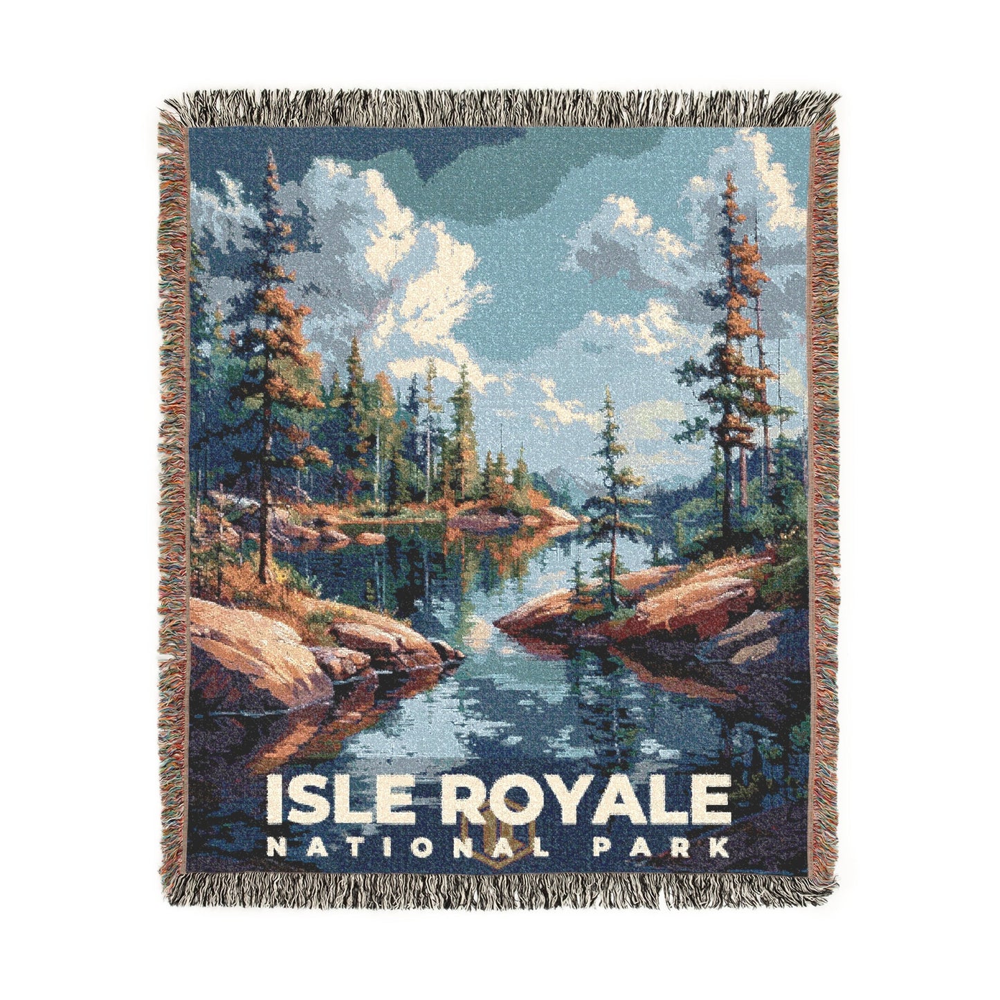 Isle Royale National Park Woven Blanket | S18