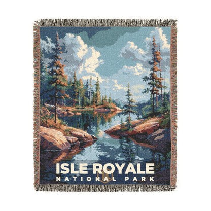 Isle Royale National Park Woven Blanket | S18