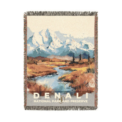 Denali National Park Woven Blanket | S08