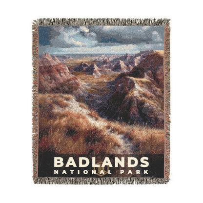 Badlands National Park Woven Blanket | S12