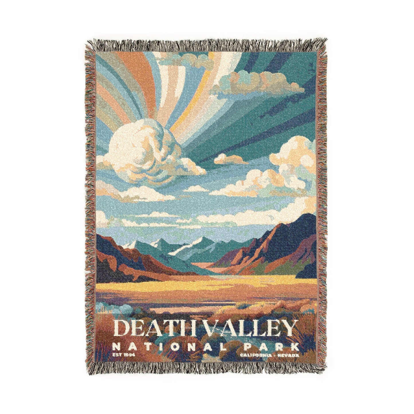 Death Valley National Park Woven Blanket | S05