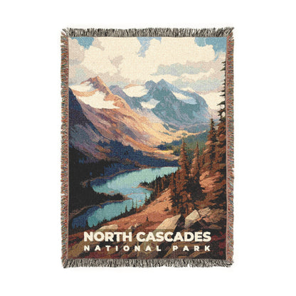 North Cascades National Park Woven Blanket | S06