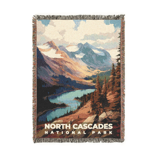 North Cascades National Park Woven Blanket | S06
