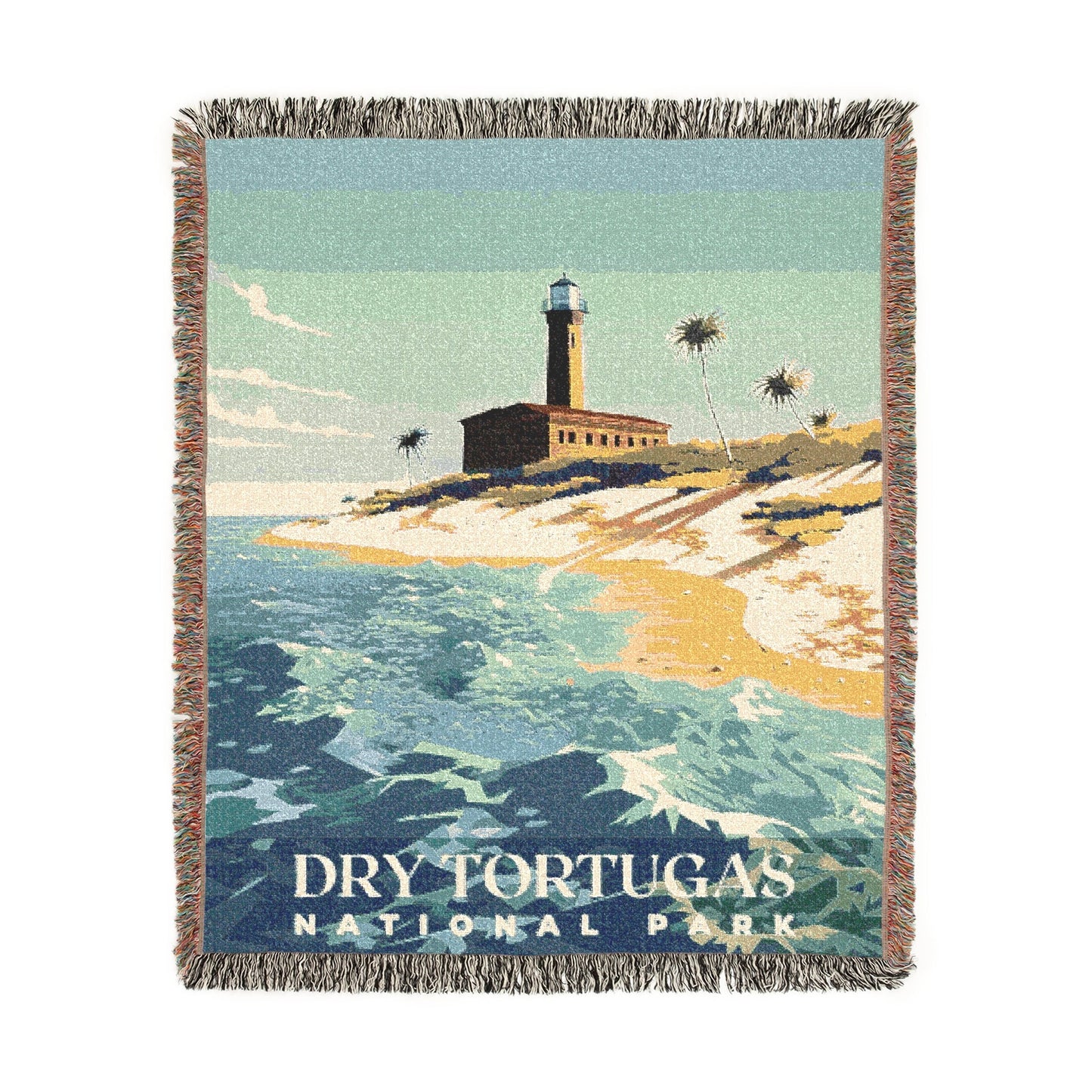 Dry Tortugas National Park Woven Blanket | S01