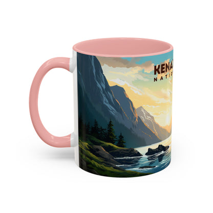 Kenai Fjords National Park Mug | Accent Coffee Mug (11, 15oz)