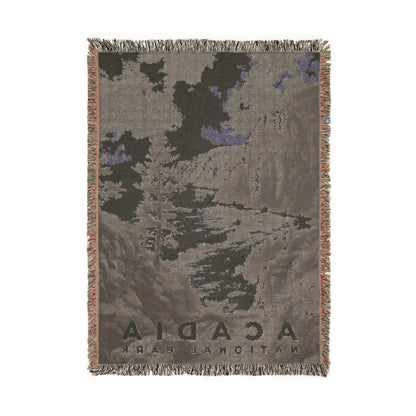Acadia National Park Woven Blanket | S15