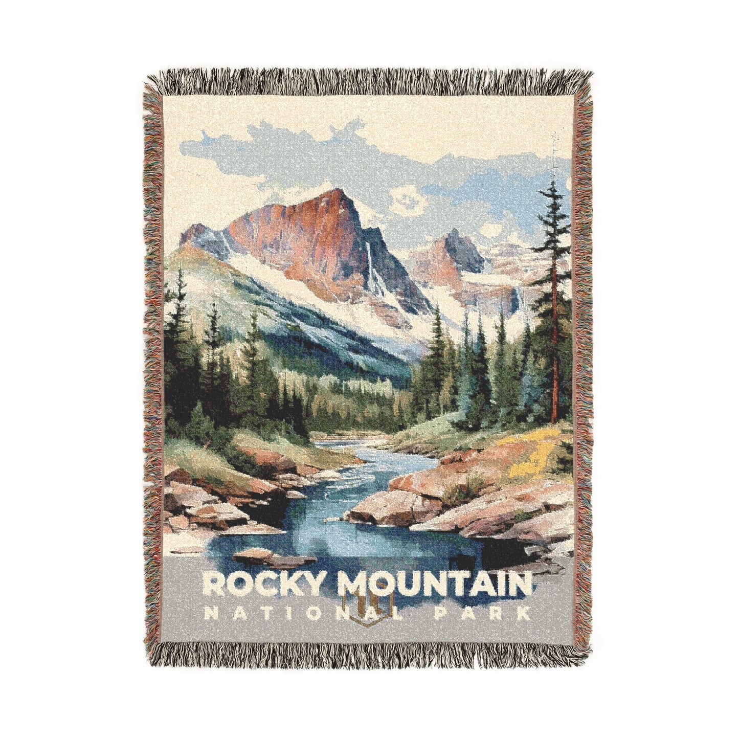Rocky Mountain National Park Woven Blanket | S08