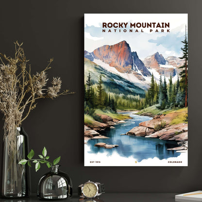 Rocky Mountain National Park Poster | S08