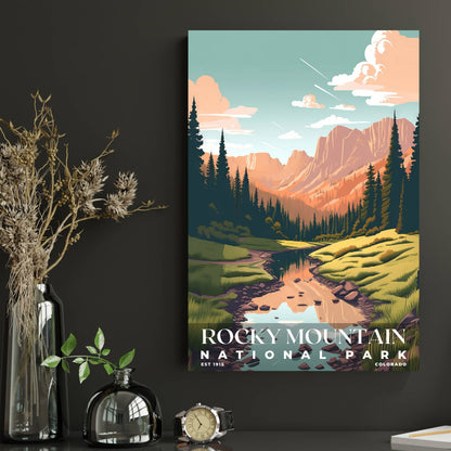 Rocky Mountain National Park Poster | S03