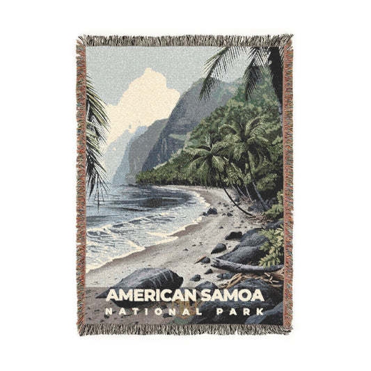American Samoa National Park Woven Blanket | S17