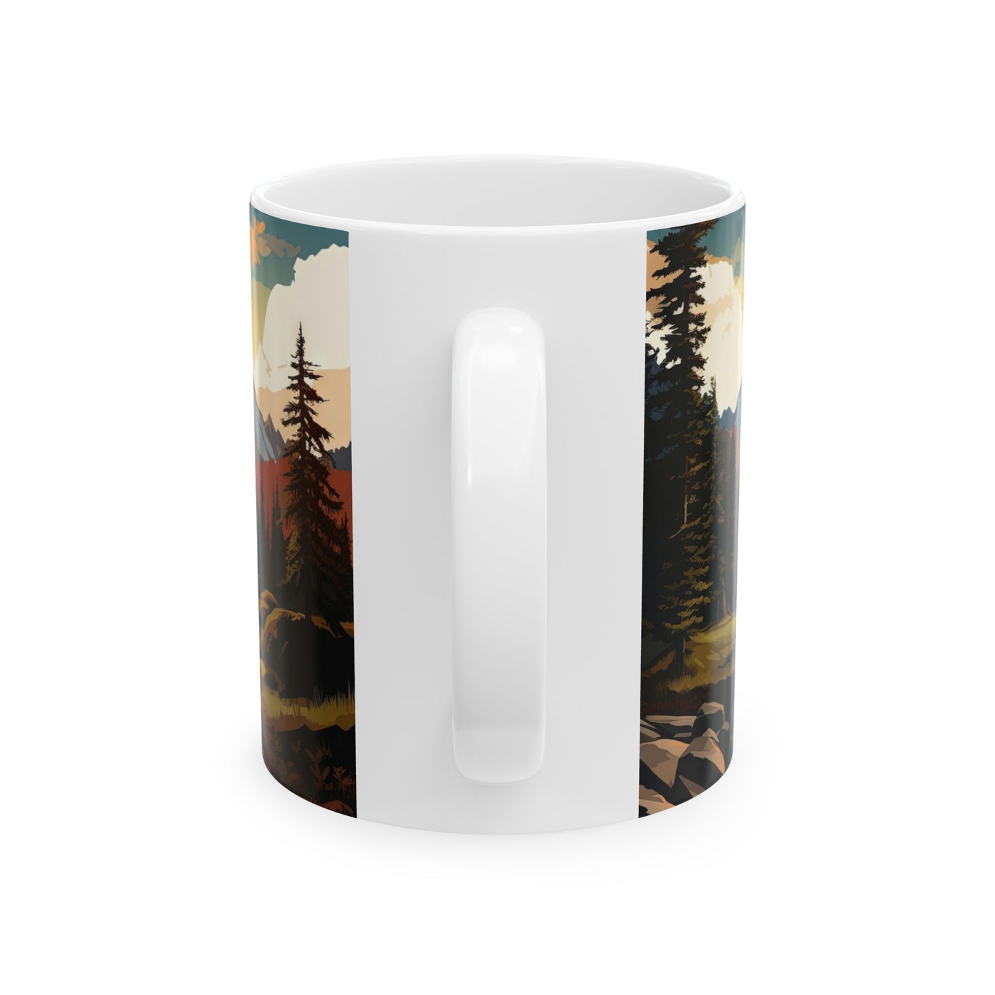 North Cascades National Park Mug | White Ceramic Mug (11oz, 15oz)