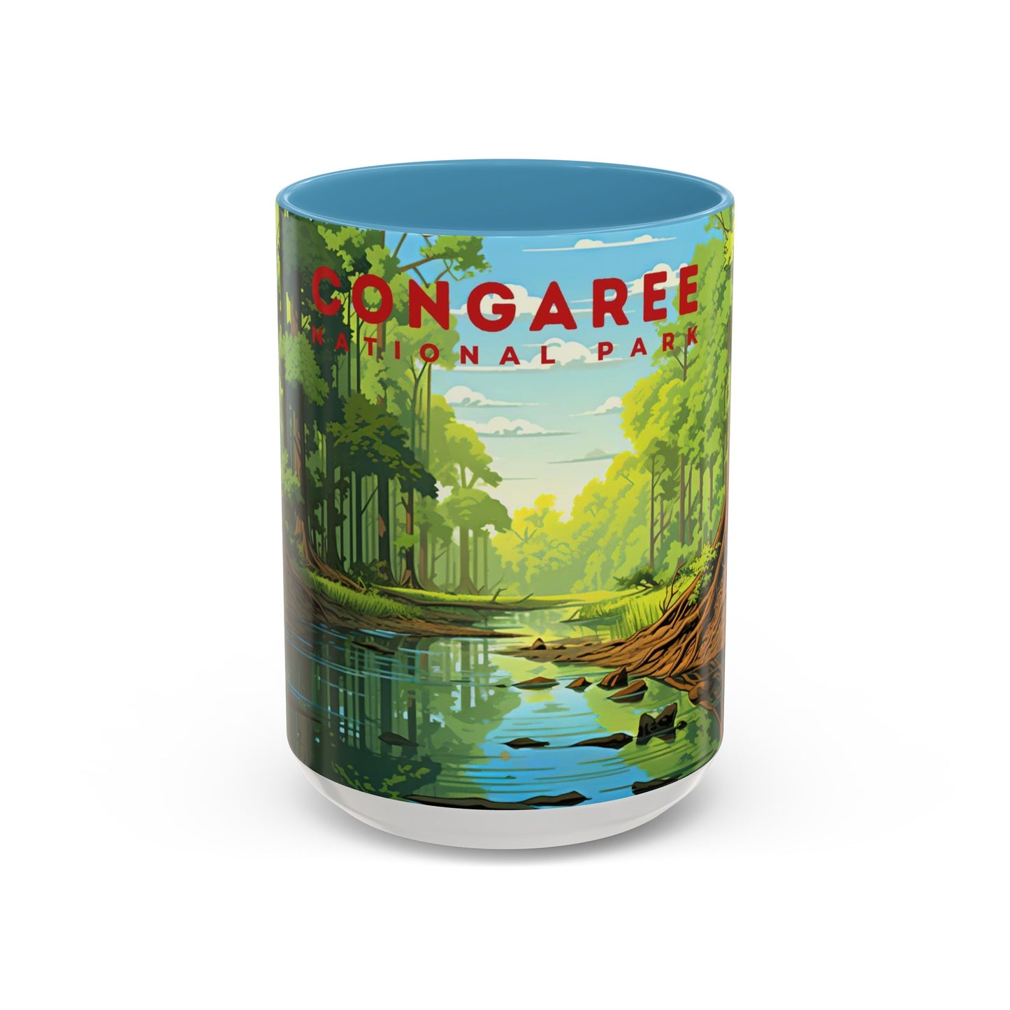 Congaree National Park Mug | Accent Coffee Mug (11, 15oz)