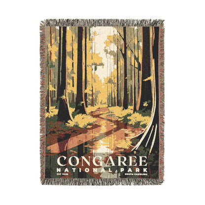 Congaree National Park Woven Blanket | S03