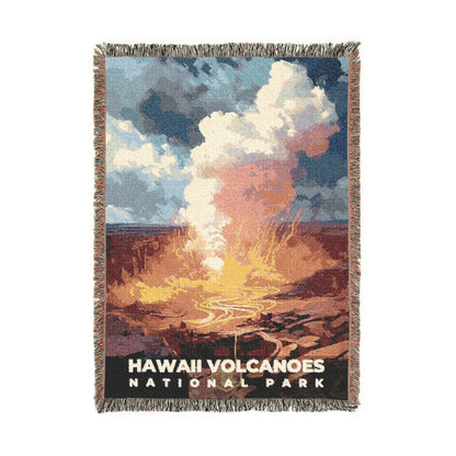 Hawaii Volcanoes National Park Woven Blanket | S06