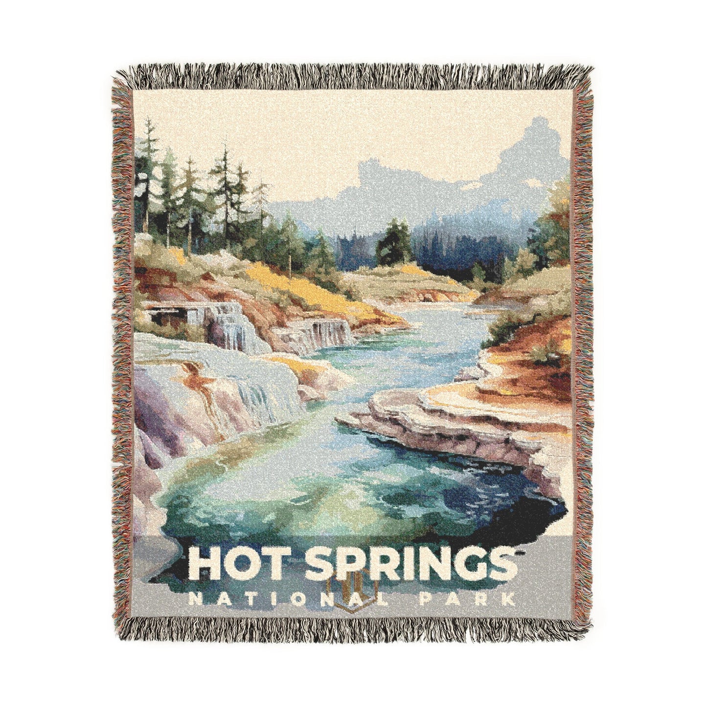 Hot Springs National Park Woven Blanket | S08