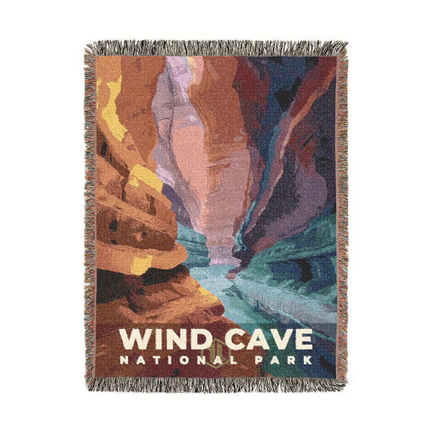Wind Cave National Park Woven Blanket | S20