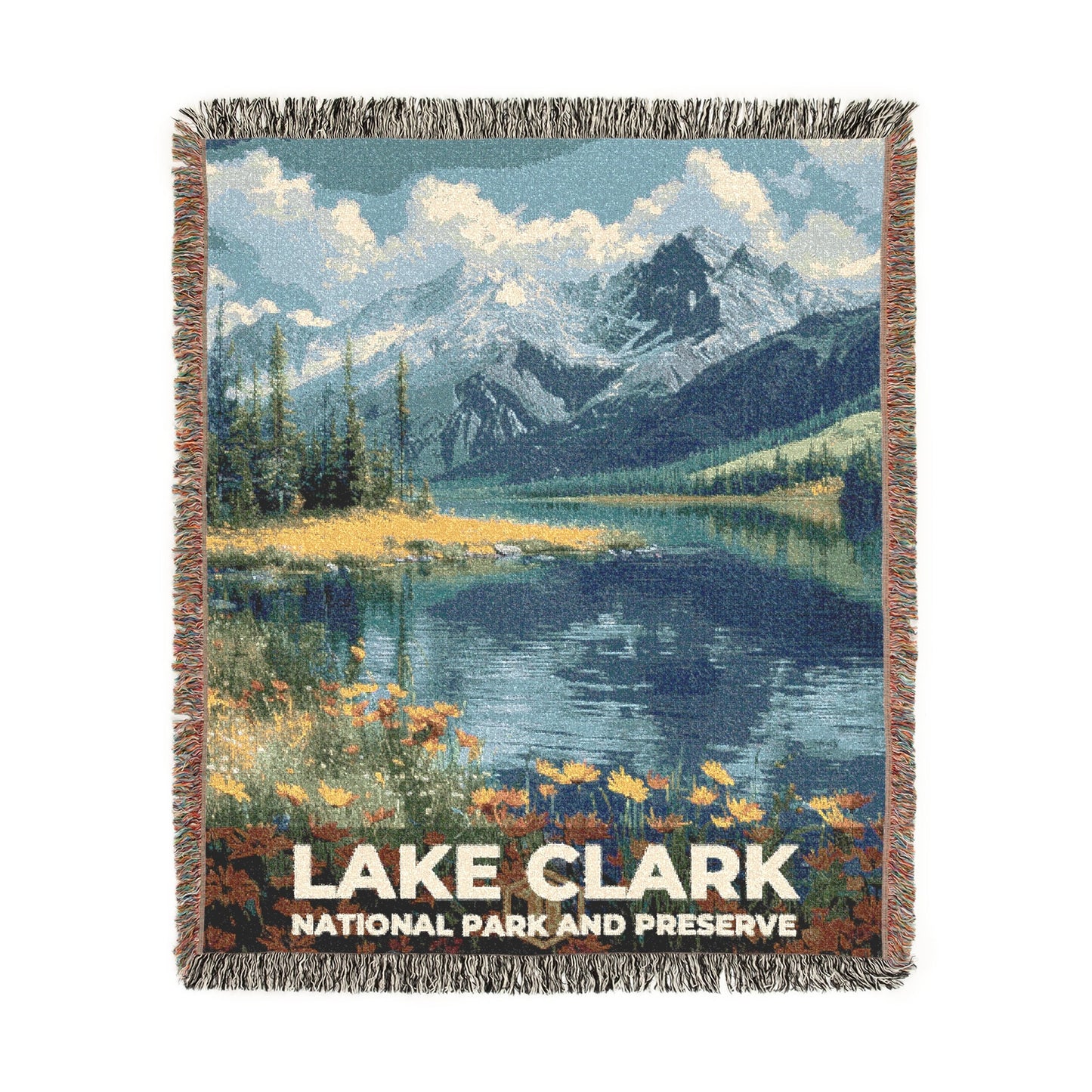 Lake Clark National Park Woven Blanket | S13