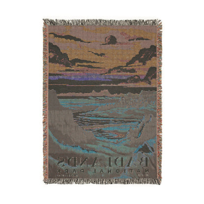 Badlands National Park Woven Blanket | S05