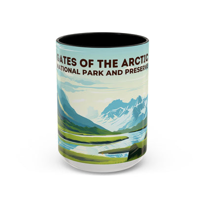 Gates of the Arctic National Park Mug | Accent Coffee Mug (11, 15oz)