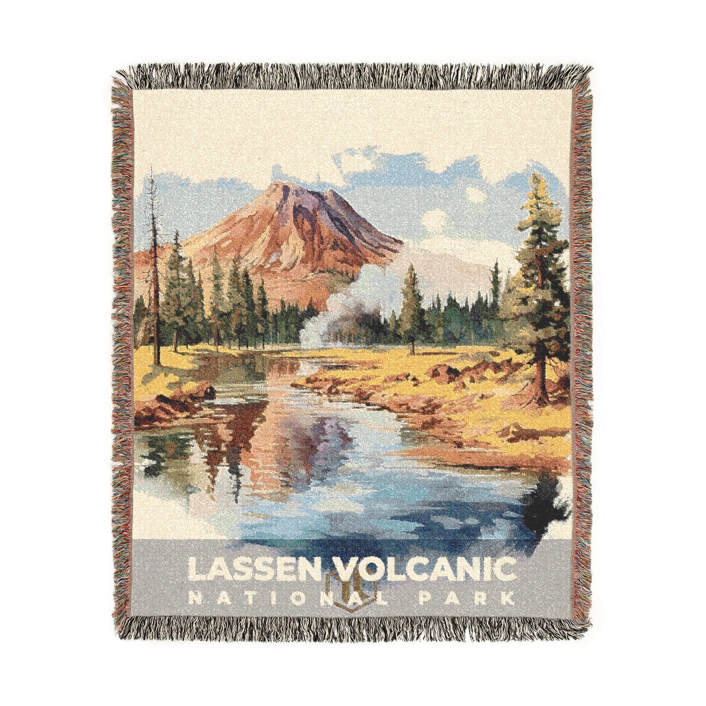 Lassen Volcanic National Park Woven Blanket | S08