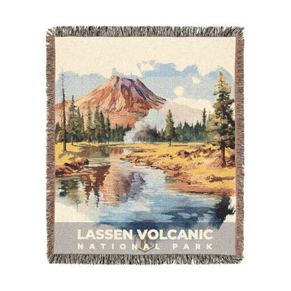 Lassen Volcanic National Park Woven Blanket | S08
