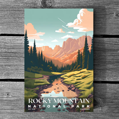 Rocky Mountain National Park Poster | S03