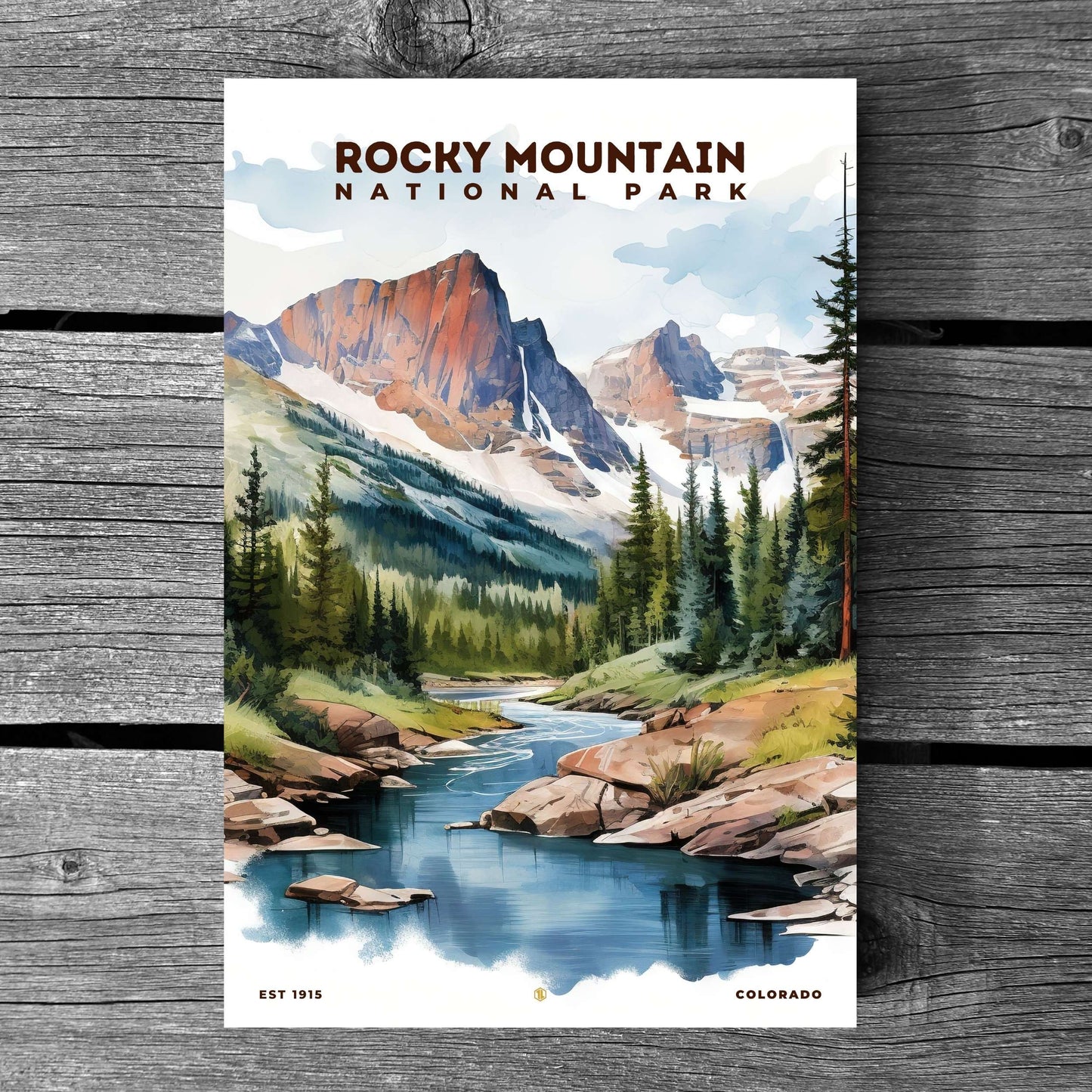 Rocky Mountain National Park Poster | S08