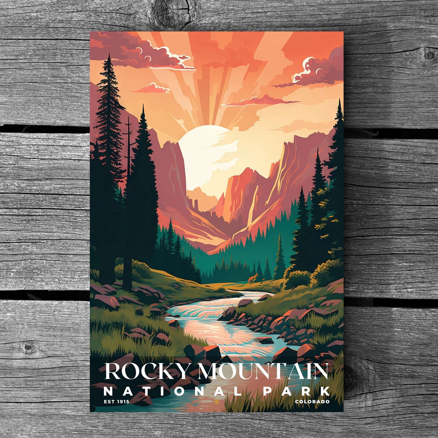 Rocky Mountain National Park Poster | S05