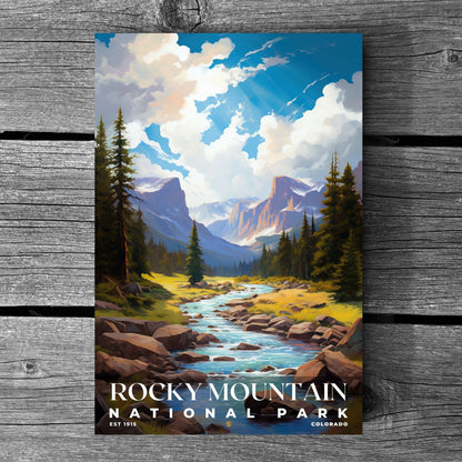 Rocky Mountain National Park Poster | S06