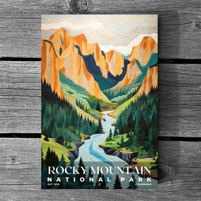 Rocky Mountain National Park Poster | S09