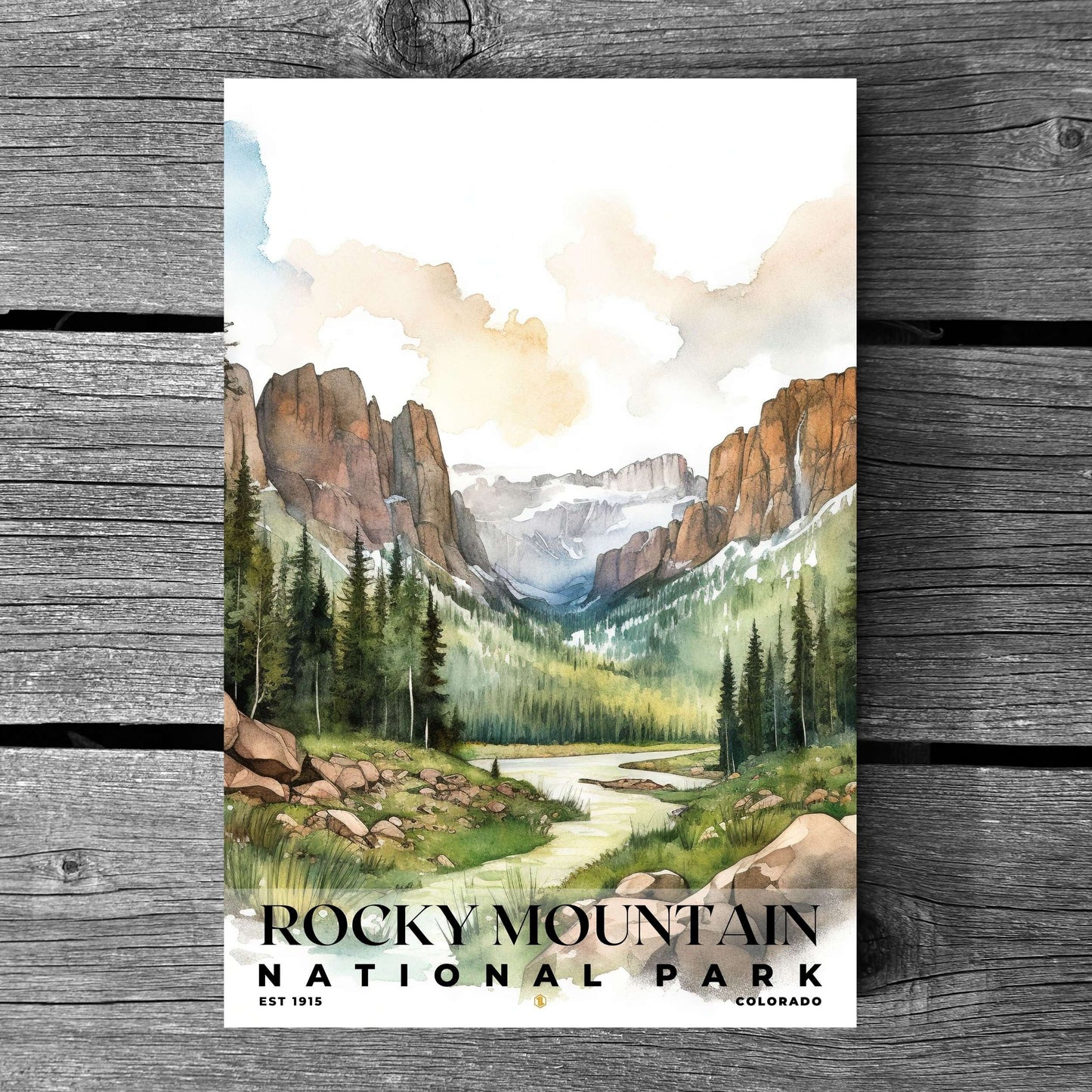 Rocky Mountain National Park Poster | S04