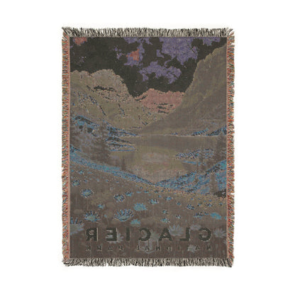 Glacier National Park Woven Blanket | S19