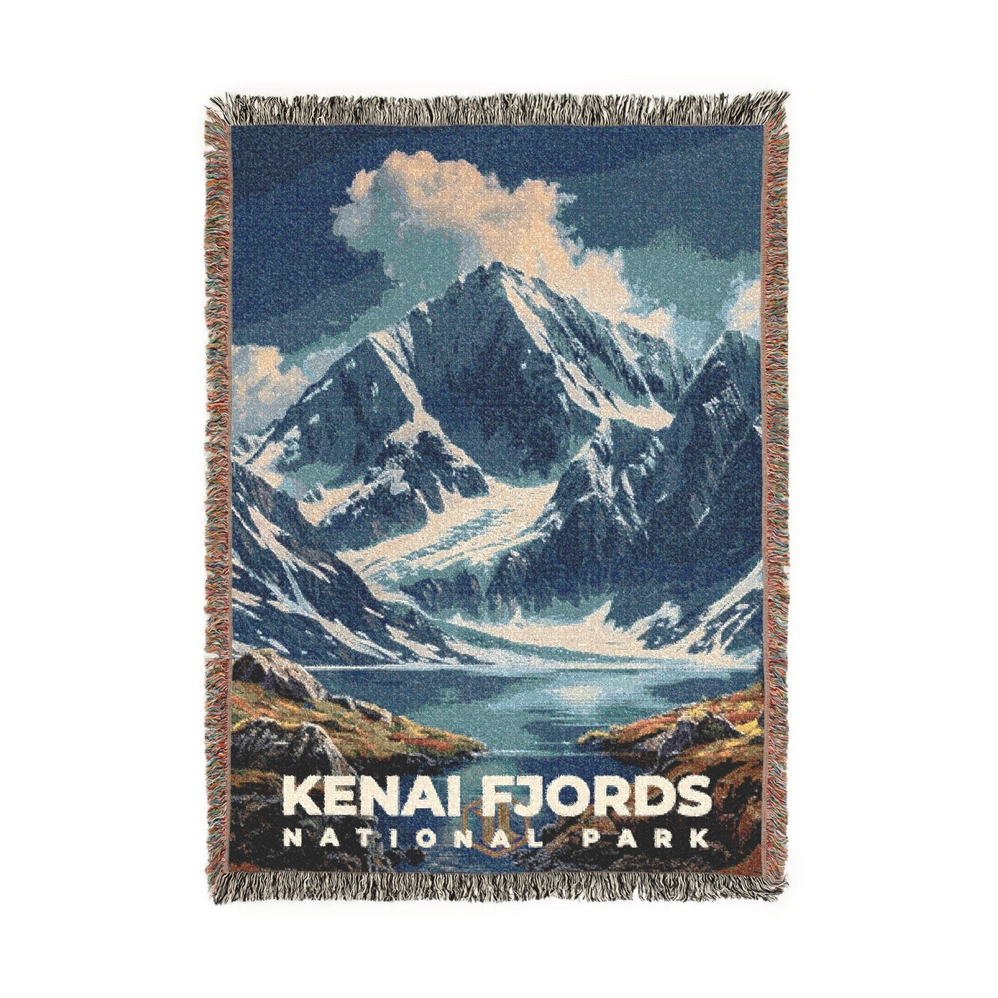 Kenai Fjords National Park Woven Blanket | S16