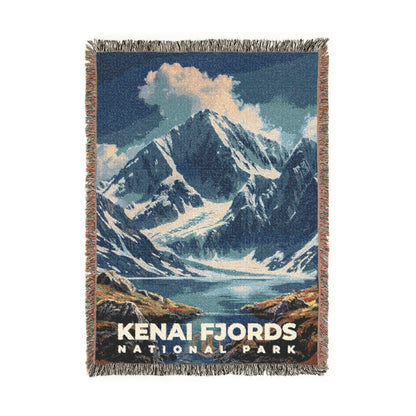 Kenai Fjords National Park Woven Blanket | S16