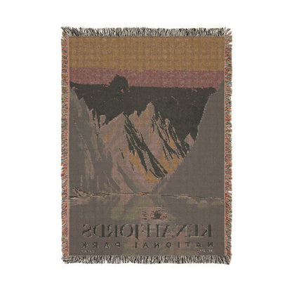 Kenai Fjords National Park Woven Blanket | S03