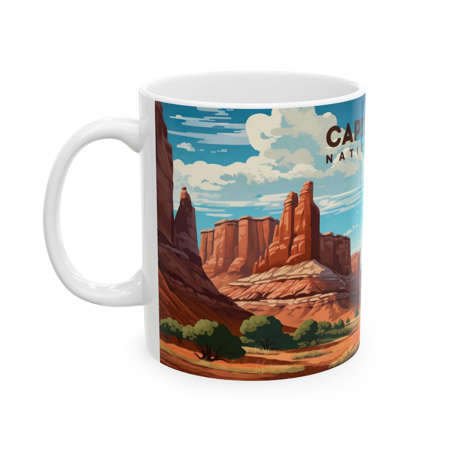 Capitol Reef National Park Mug | White Ceramic Mug (11oz, 15oz)