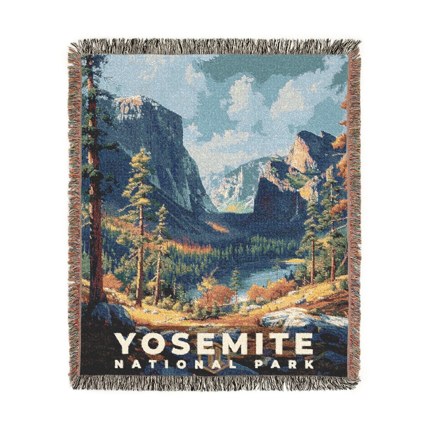 Yosemite National Park Woven Blanket | S18