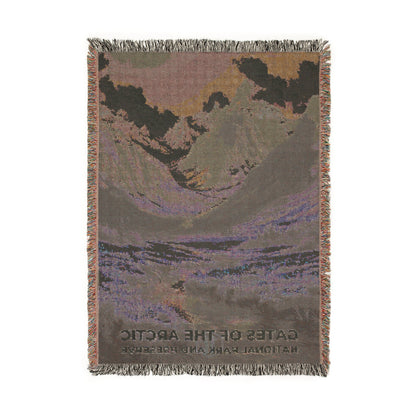 Gates of the Arctic National Park Woven Blanket | S13