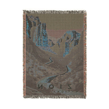 Zion National Park Woven Blanket | S19