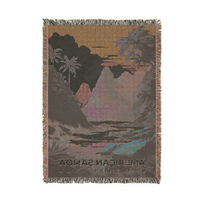 American Samoa National Park Woven Blanket | S07