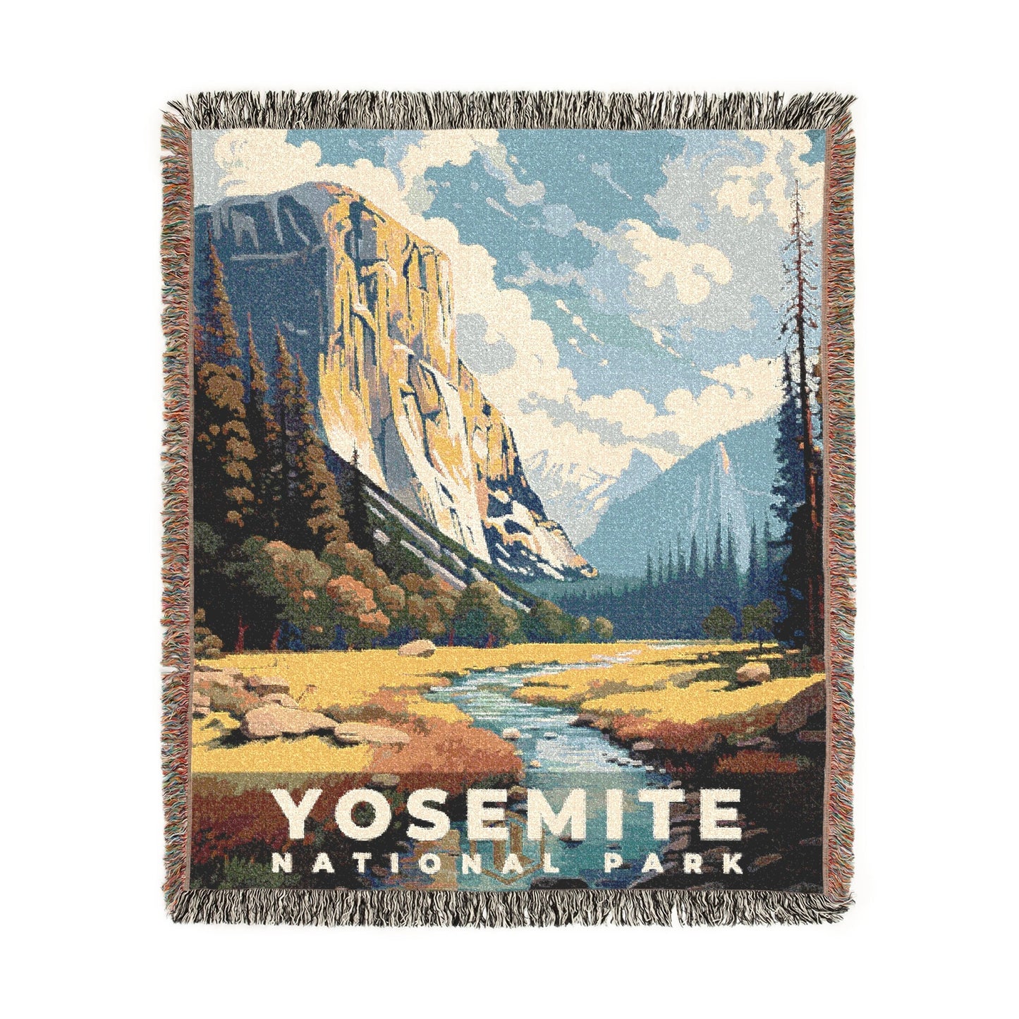 Yosemite National Park Woven Blanket | S06