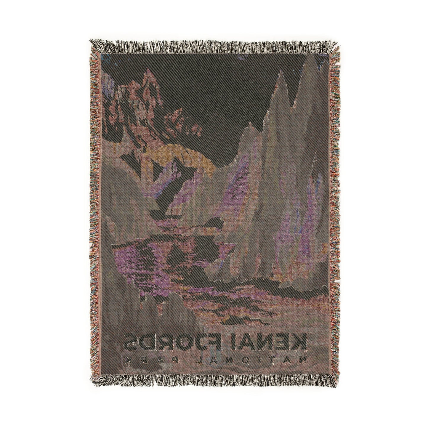 Kenai Fjords National Park Woven Blanket | S09