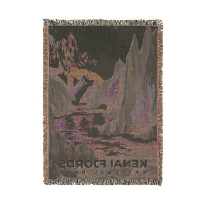 Kenai Fjords National Park Woven Blanket | S09