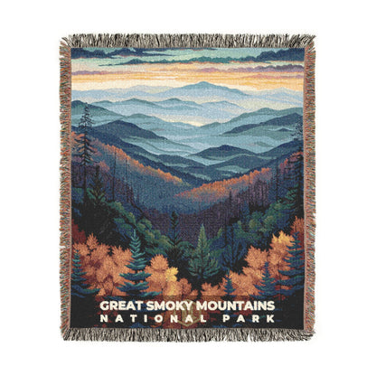 Great Smoky Mountains National Park Woven Blanket | S11